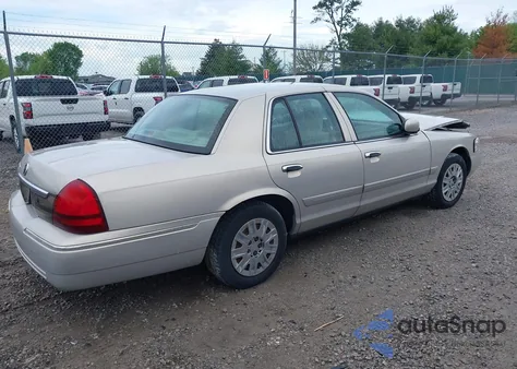 2008 Mercury Grand Marquis Gs from USA, damaged, VIN 2MEFM74V88X604663